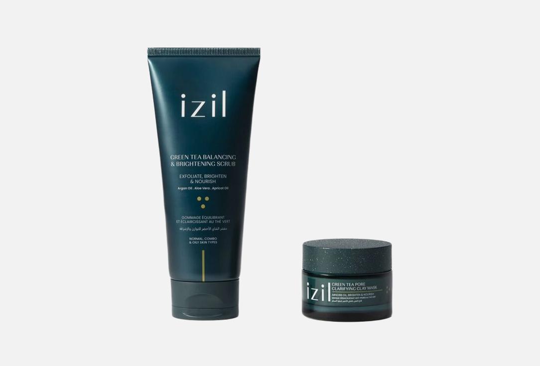Izil Beauty Green Tea Oil-Control Duo Green Tea