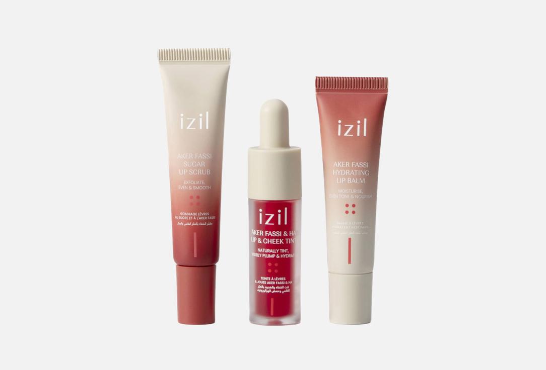 Izil Beauty Aker Fassi Poppy Glow Lip Trio Aker Fassi