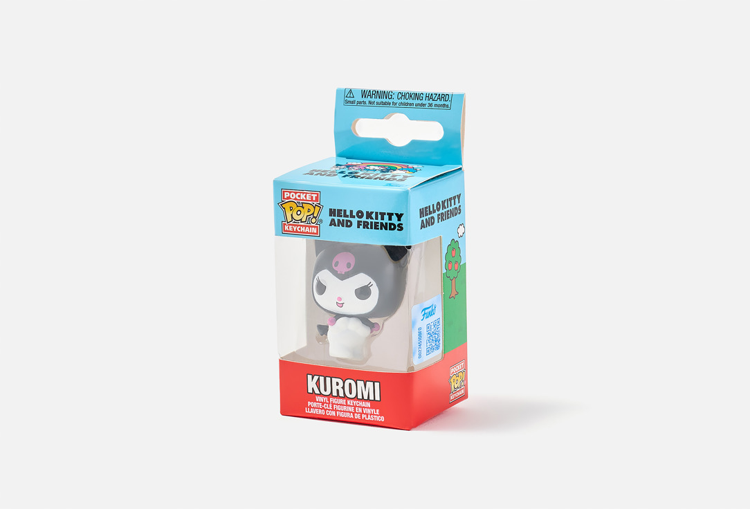 Funko Keychain Pocket POP! Hello Kitty And Friends Kuromi 1 pcs Funko Keychain Pocket POP! Hello Kitty And Friends Kuromi
