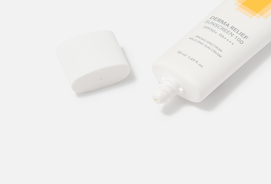 Cell Fusion C Успокаивающий солнцезащитный крем для кожи лица SPF 50+ Derma Relief Sunscreen 100