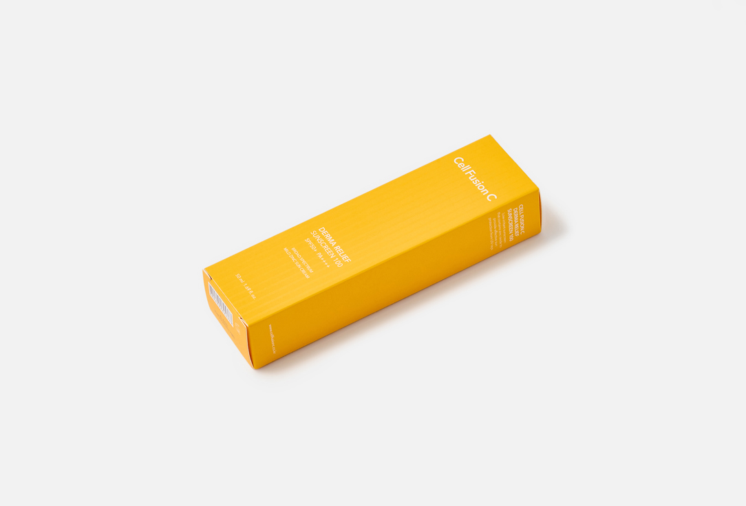 Cell Fusion C Успокаивающий солнцезащитный крем для кожи лица SPF 50+ Derma Relief Sunscreen 100