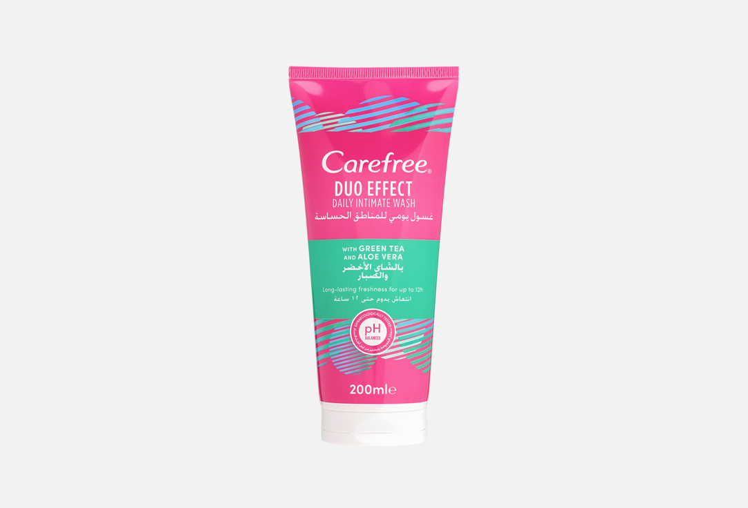Carefree Intimate Cleansing Wash Duo Effect 200 ml Carefree Intimate Cleansing Wash Duo Effect