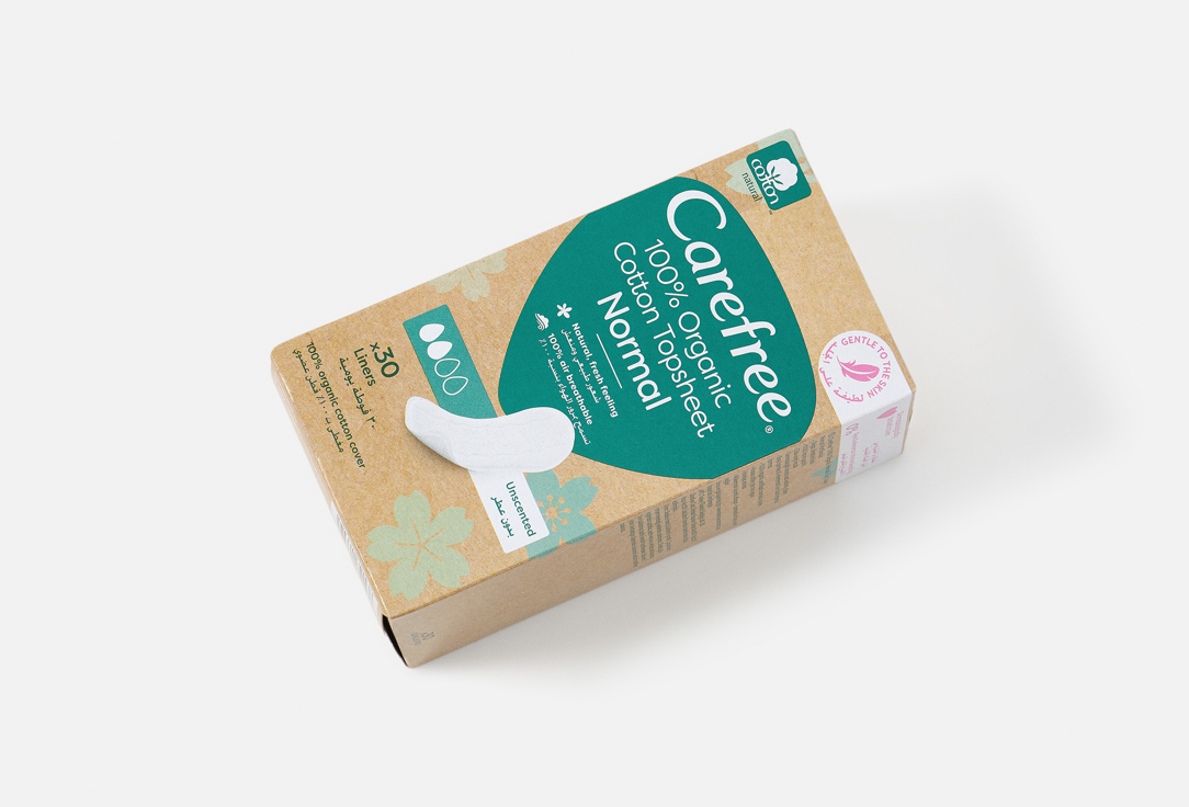Carefree Panty Liners 100% Organic