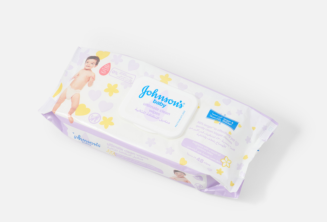 Johnson & Johnson Cleansing Baby Wipes Ultimate Clean Wipes 48 pcs Johnson & Johnson Cleansing Baby Wipes Ultimate Clean Wipes