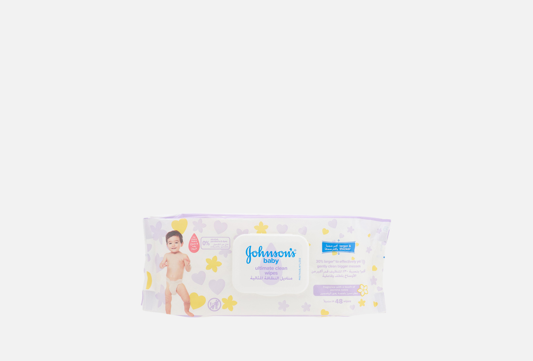 Johnson & Johnson Cleansing Baby Wipes Ultimate Clean Wipes 48 pcs Johnson & Johnson Cleansing Baby Wipes Ultimate Clean Wipes