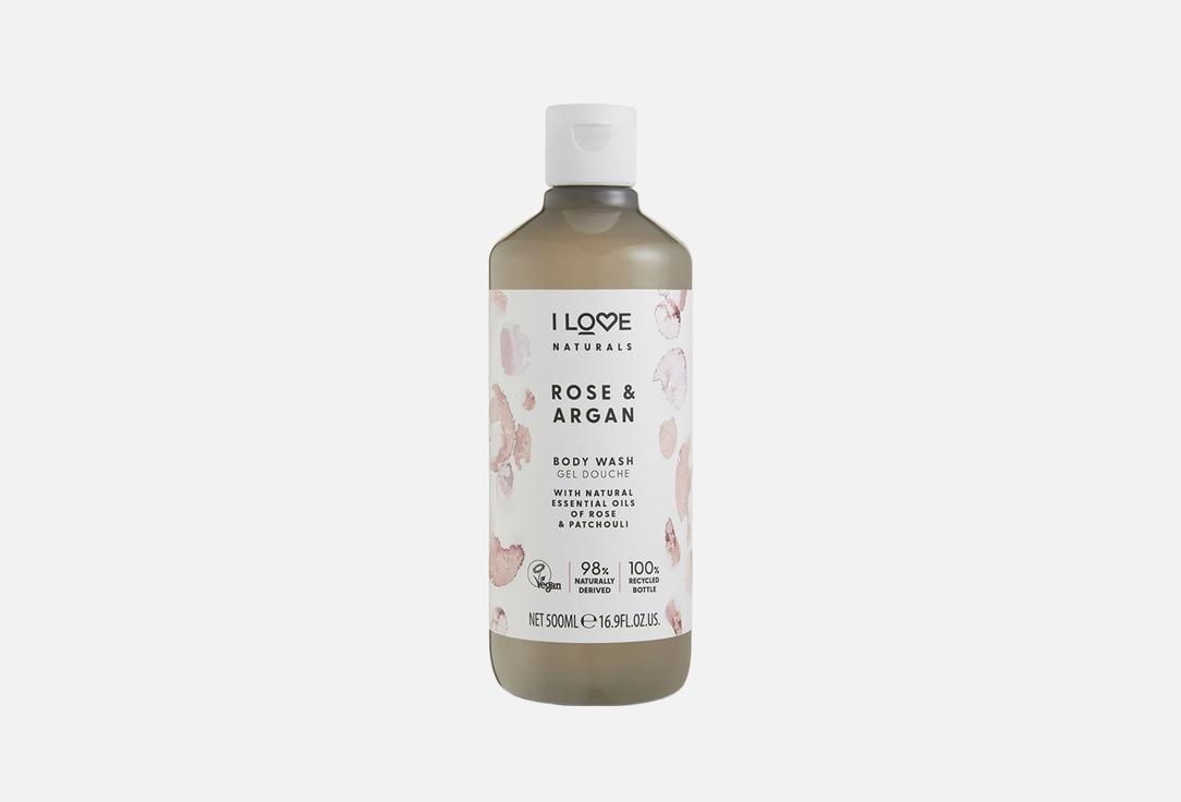 I LOVE Naturals Moisturizing botanical body wash Rose & Argan 500 ml I LOVE Naturals Moisturizing botanical body wash Rose & Argan