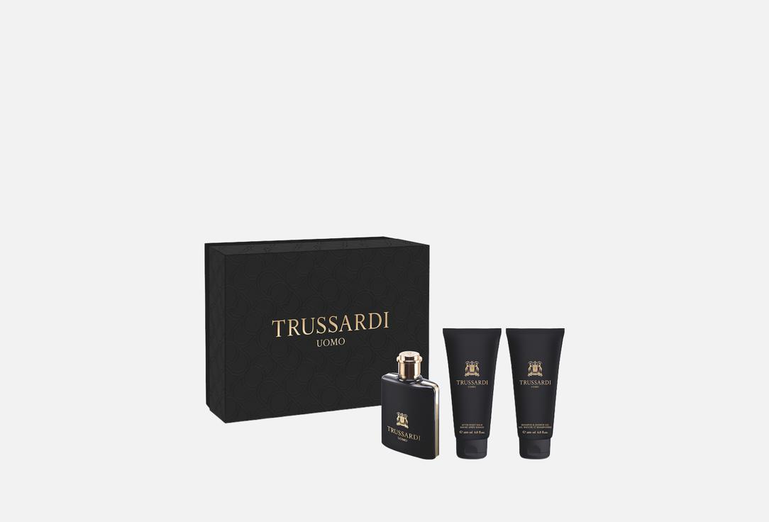 Trussardi Gift Set: Eau de Toilette, Shower Gel, After Shave Blm UOMO