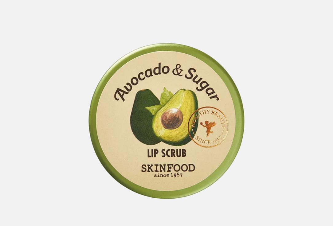SKINFOOD Exfoliating nourishing lip scrub Avocado & Sugar Lip Scrub