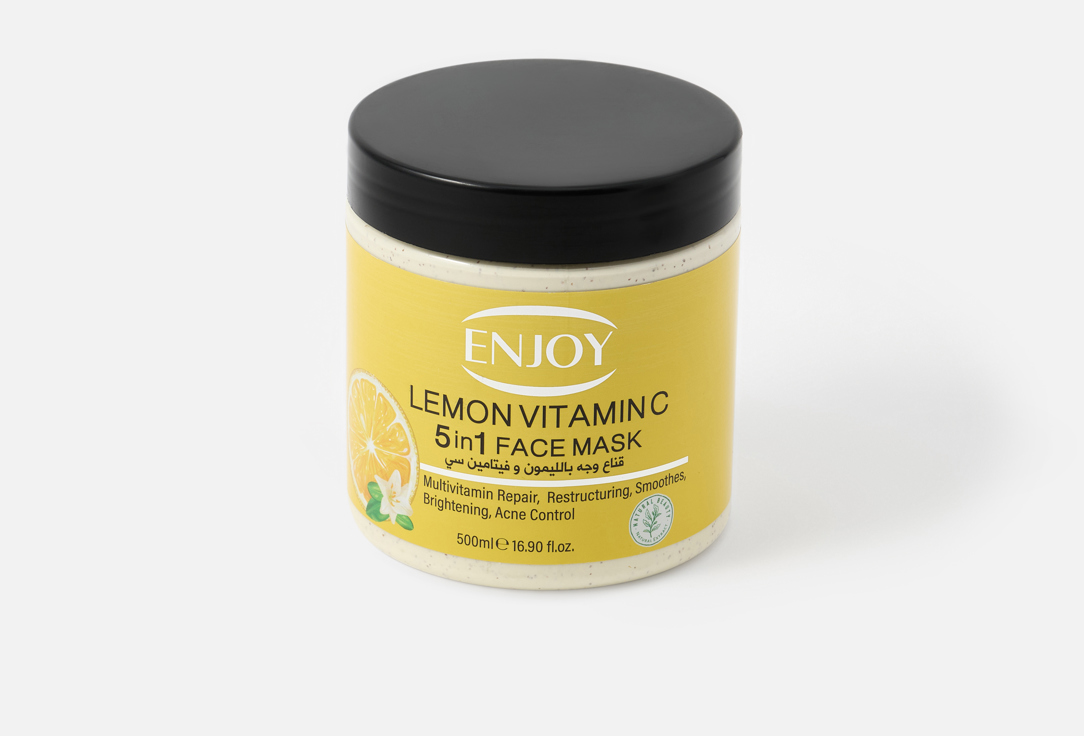Enjoy Whitening Face & Body Mask lemon Whitening Mask 500 ml Enjoy Whitening Face & Body Mask lemon Whitening Mask
