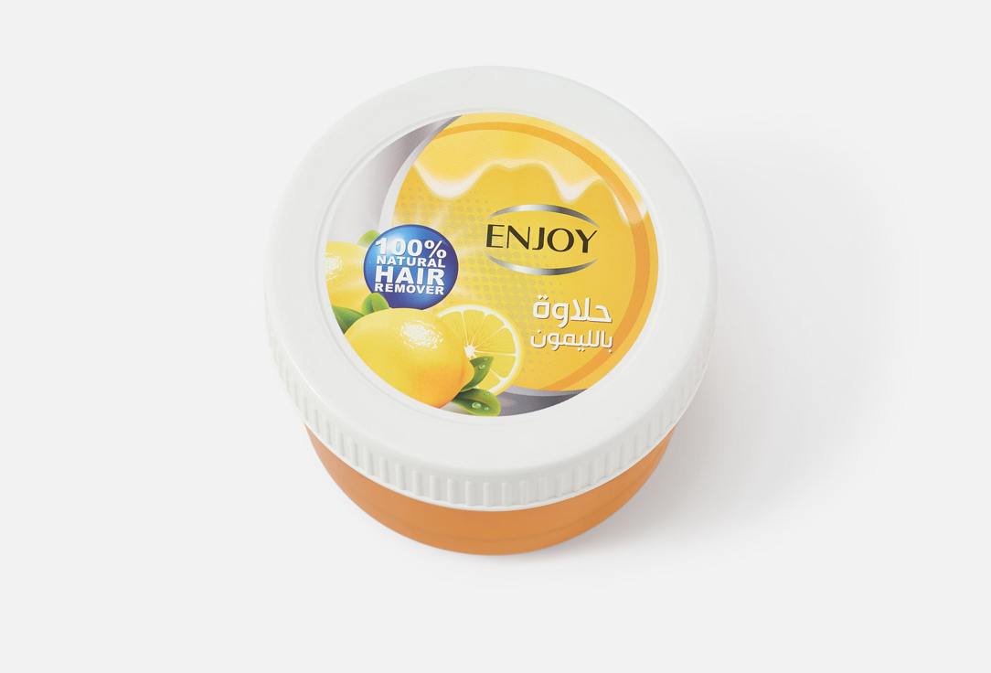 Enjoy Depilatory Body Paste Lemon Hair Remover 400 Enjoy Depilatory Body Paste Lemon Hair Remover