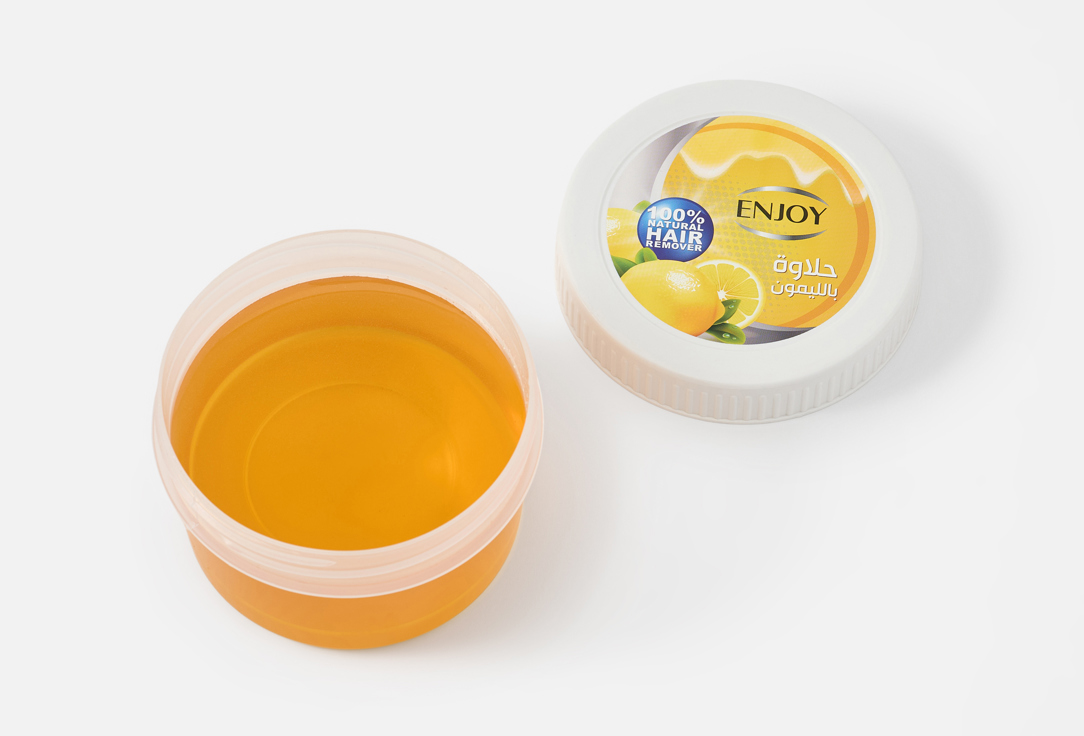Enjoy Depilatory Body Paste Lemon Hair Remover 400 Enjoy Depilatory Body Paste Lemon Hair Remover