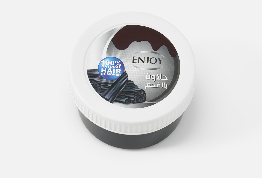 Enjoy Depilatory Body Paste Charcoal Hair Remover 400 Enjoy Depilatory Body Paste Charcoal Hair Remover