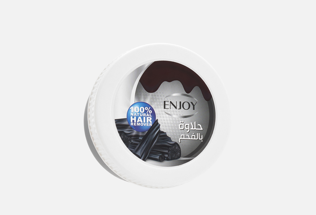 Enjoy Depilatory Body Paste Charcoal Hair Remover 400 Enjoy Depilatory Body Paste Charcoal Hair Remover