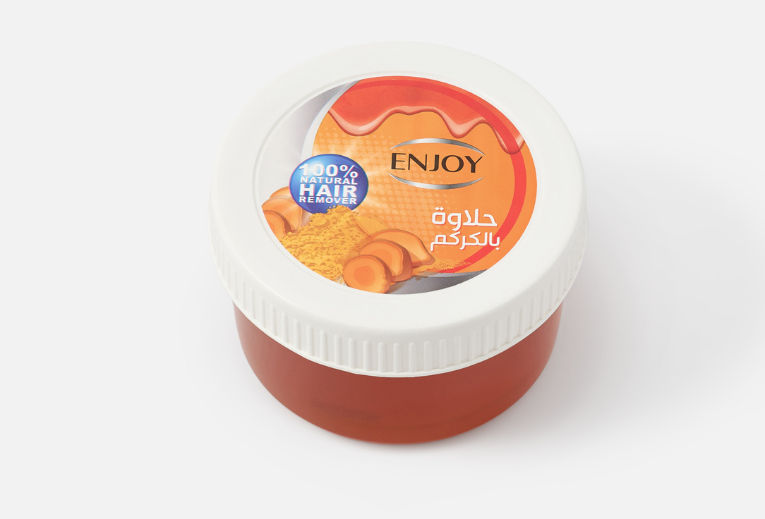 Enjoy Depilatory Body Paste TURMRIC Hair Remover 400 Enjoy Depilatory Body Paste TURMRIC Hair Remover