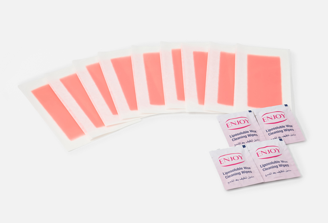 Enjoy Body Wax Strips For Sensitive Skin Liposoluble Powdered Wax Strips 41 pcs Enjoy Body Wax Strips For Sensitive Skin Liposoluble Powdered Wax Strips