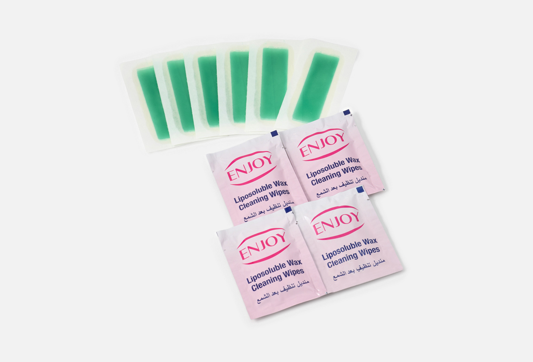 Enjoy Face Wax Strips Liposoluble Azulene Strips 27 pcs Enjoy Face Wax Strips Liposoluble Azulene Strips