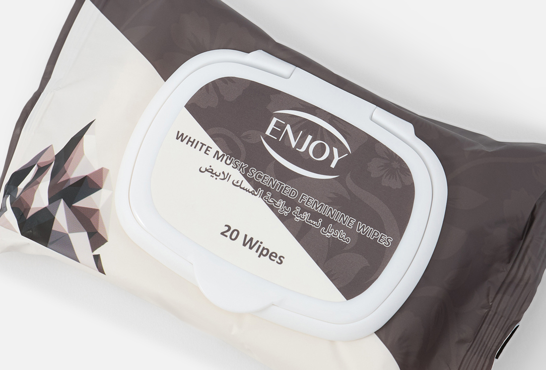 Enjoy Feminine cleansing wipes Musk of Purity White Women's Wipes