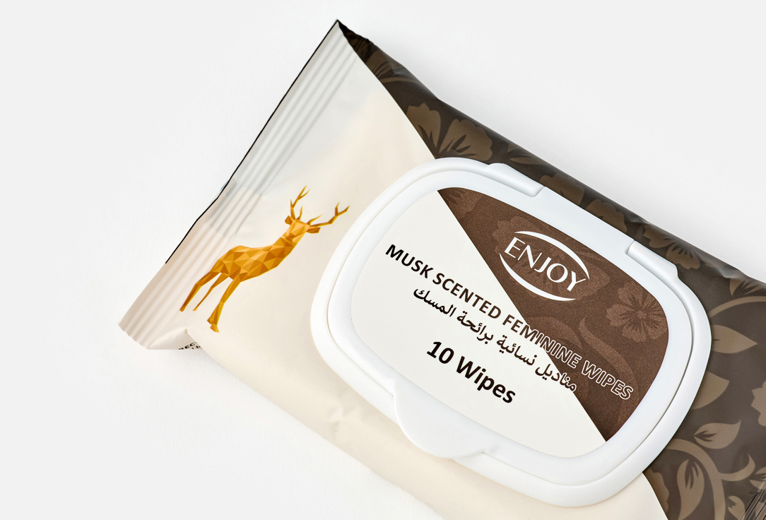 Enjoy Feminine cleansing wipes Musk of Purity Black Women's Wipes