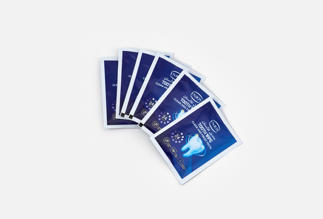 Enjoy Disposable oral hygiene tooth wipes Tooth Wipes 12 pcs Enjoy Disposable oral hygiene tooth wipes Tooth Wipes