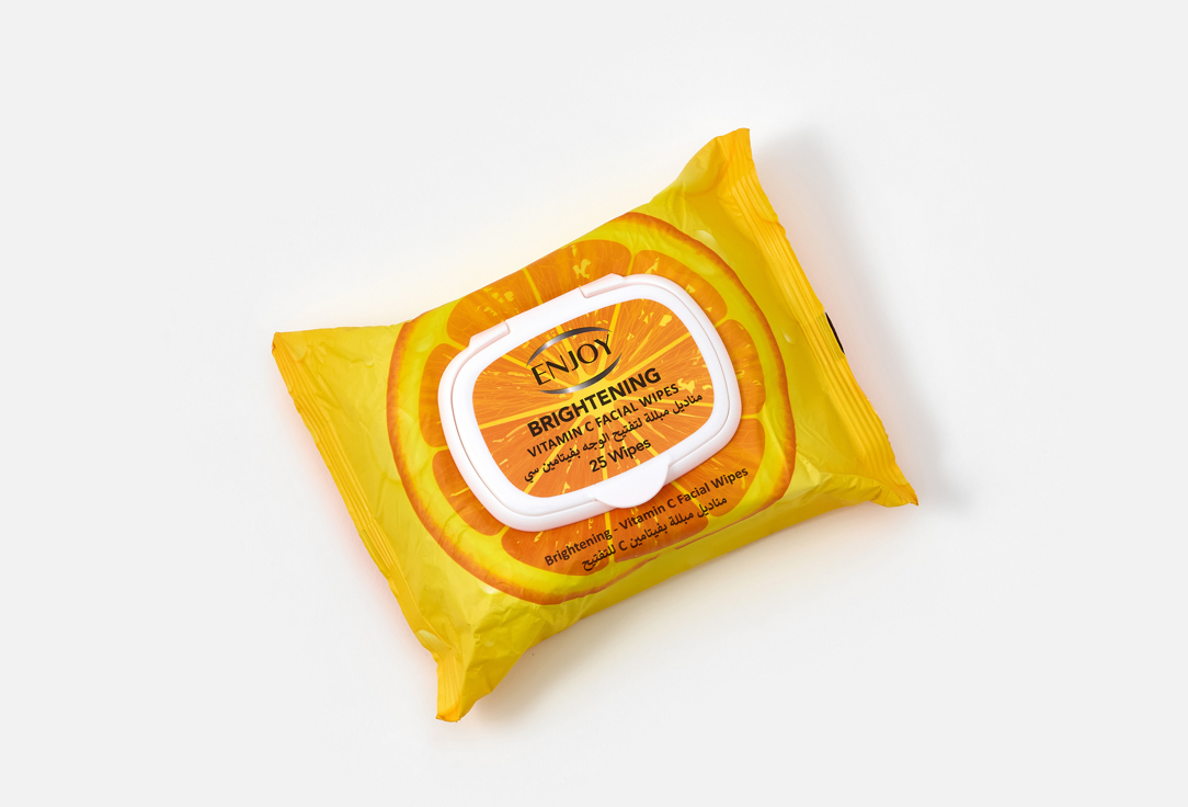 Enjoy Cleansing Facial Wipes Biodegradable Vitamin C Wipes