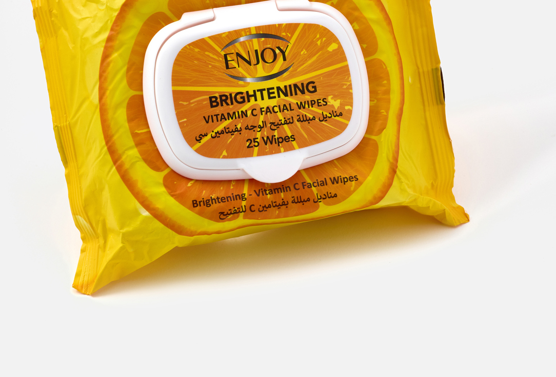 Enjoy Cleansing Facial Wipes Biodegradable Vitamin C Wipes