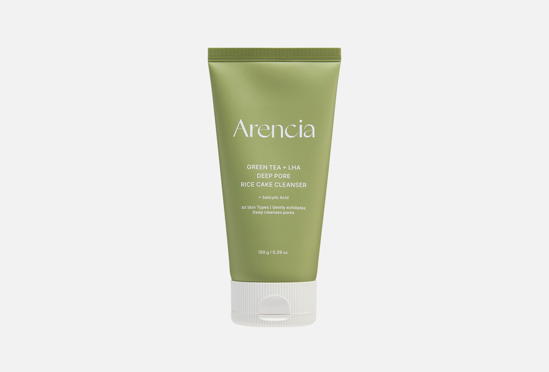 Arencia Cleansing Face Foam Green Tea + LHA Deep Pore 150 g Arencia Cleansing Face Foam Green Tea + LHA Deep Pore