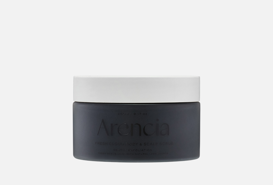 Arencia Exfoliating Body & Scalp Scrub Cloud Body & Scalp Scrub Black Tea & Yuzu 260 g Arencia Exfoliating Body & Scalp Scrub Cloud Body & Scalp Scrub Black Tea & Yuzu
