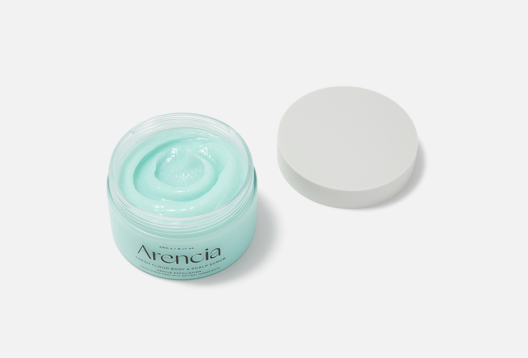 Arencia Exfoliating Body & Scalp Scrub Cloud Body & Scalp Scrub French Mint & Lily 260 g Arencia Exfoliating Body & Scalp Scrub Cloud Body & Scalp Scrub French Mint & Lily