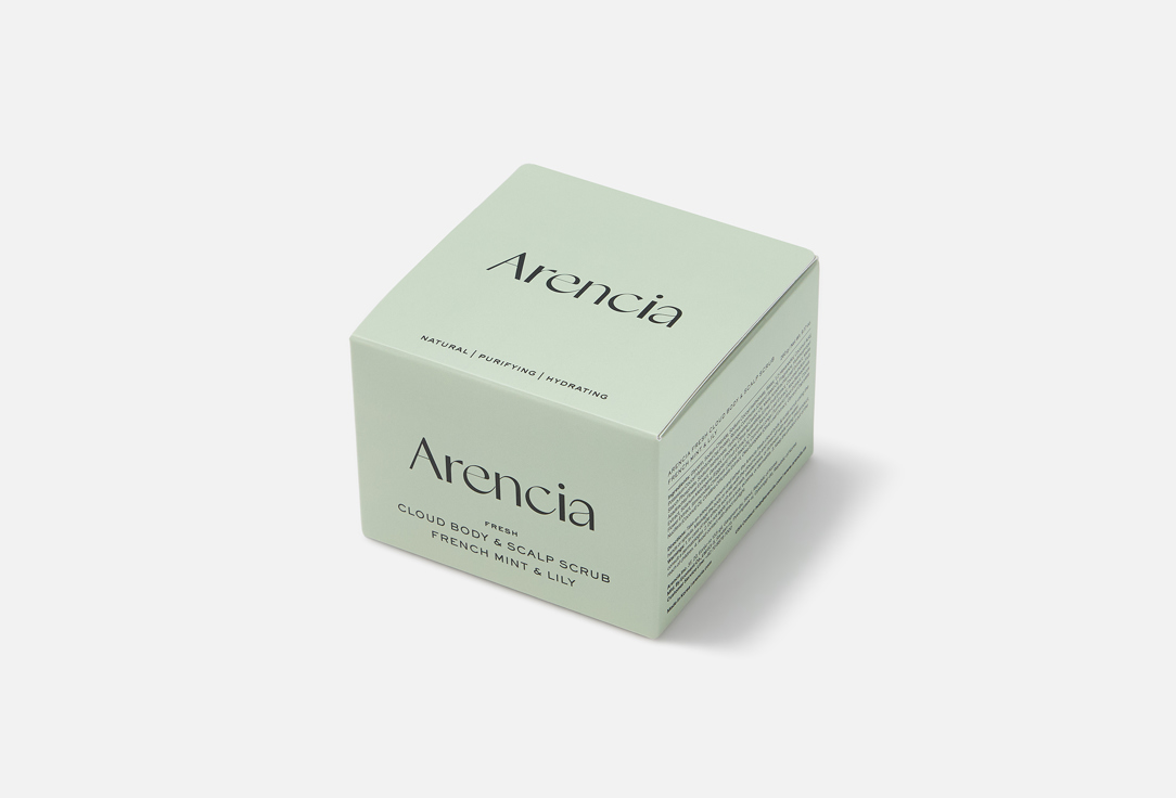 Arencia Exfoliating Body & Scalp Scrub Cloud Body & Scalp Scrub French Mint & Lily 260 g Arencia Exfoliating Body & Scalp Scrub Cloud Body & Scalp Scrub French Mint & Lily