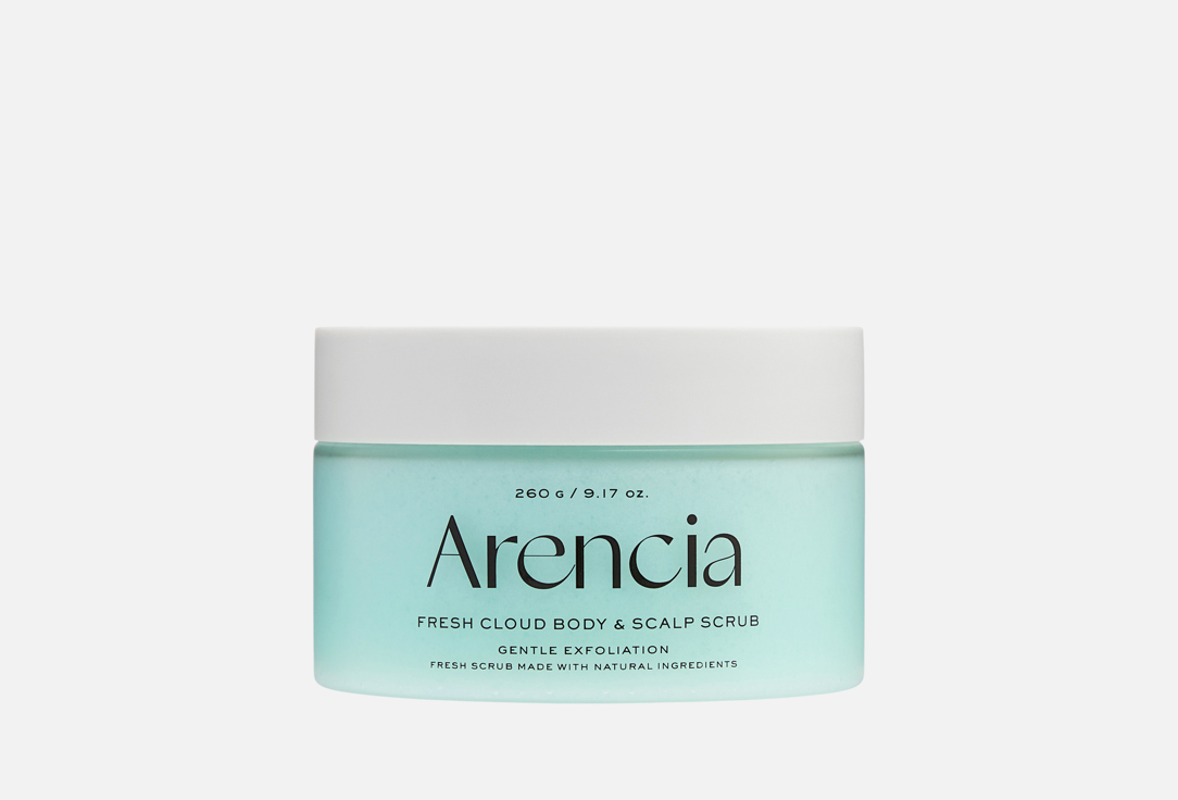Arencia Exfoliating Body & Scalp Scrub Cloud Body & Scalp Scrub French Mint & Lily 260 g Arencia Exfoliating Body & Scalp Scrub Cloud Body & Scalp Scrub French Mint & Lily