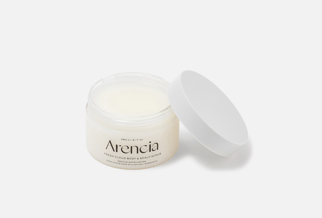 Arencia Exfoliating Body & Scalp Scrub Cloud Body & Scalp Scrub White Tea & Neroli 260 g Arencia Exfoliating Body & Scalp Scrub Cloud Body & Scalp Scrub White Tea & Neroli