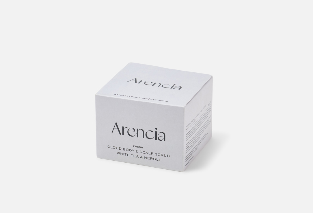 Arencia Exfoliating Body & Scalp Scrub Cloud Body & Scalp Scrub White Tea & Neroli 260 g Arencia Exfoliating Body & Scalp Scrub Cloud Body & Scalp Scrub White Tea & Neroli