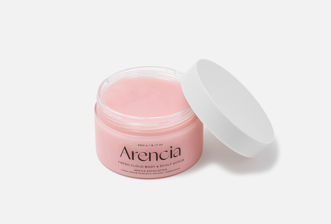 Arencia Exfoliating Body & Scalp Scrub Cloud Body & Scalp Scrub Lavender & Pear 260 g Arencia Exfoliating Body & Scalp Scrub Cloud Body & Scalp Scrub Lavender & Pear