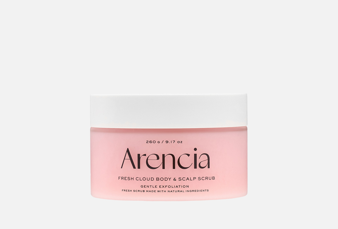 Arencia Exfoliating Body & Scalp Scrub Cloud Body & Scalp Scrub Lavender & Pear 260 g Arencia Exfoliating Body & Scalp Scrub Cloud Body & Scalp Scrub Lavender & Pear