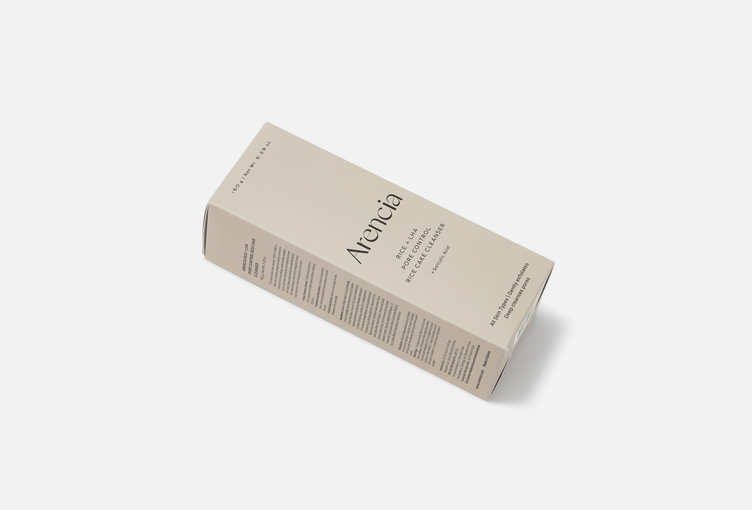 Arencia Face Foam Cleanser Rice + LHA Pore Control 150 g Arencia Face Foam Cleanser Rice + LHA Pore Control