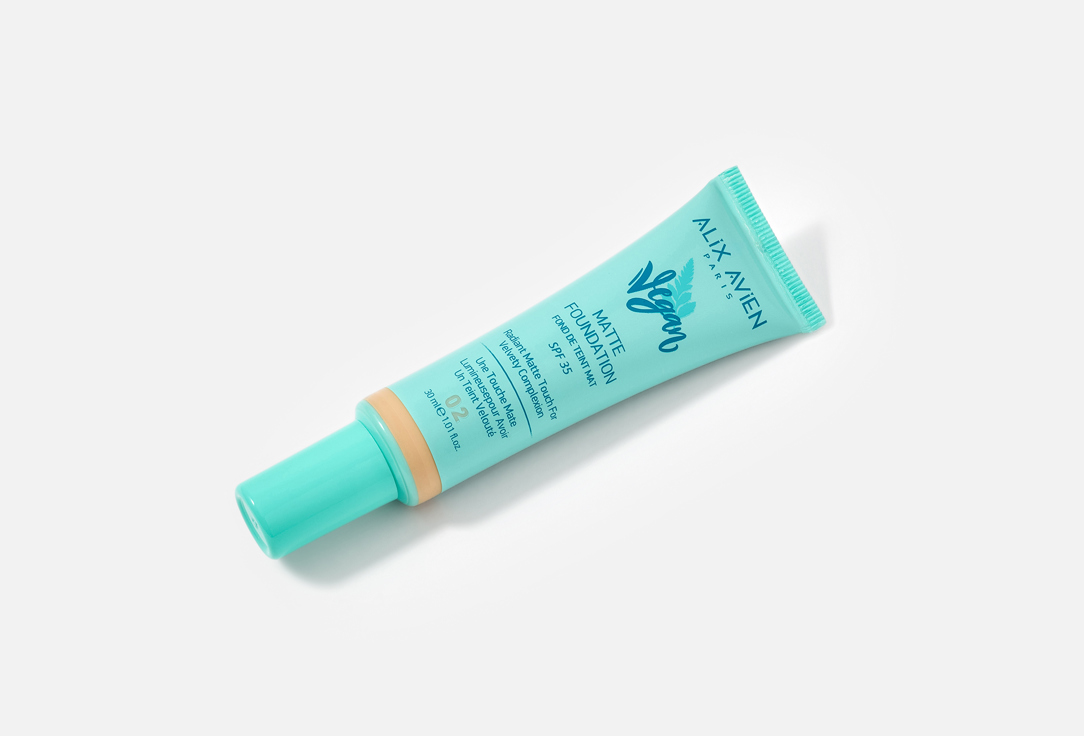 ALIX AVIEN Matte Foundation With Hyaluronic Acid Vegan