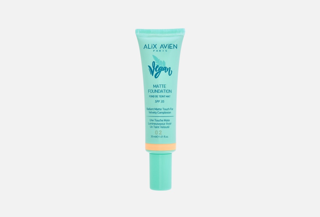 ALIX AVIEN Matte Foundation With Hyaluronic Acid Vegan