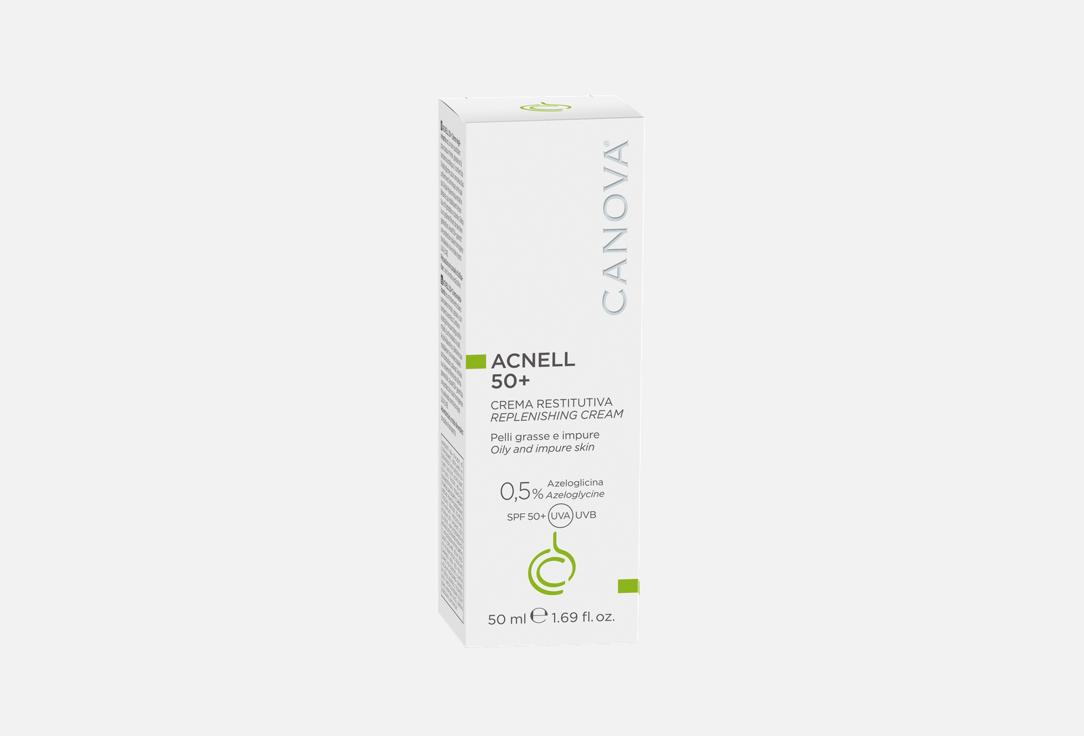 CANOVA seboregulating face cream SPF 50+ ACNELL 50+ REPLENISHING CREAM