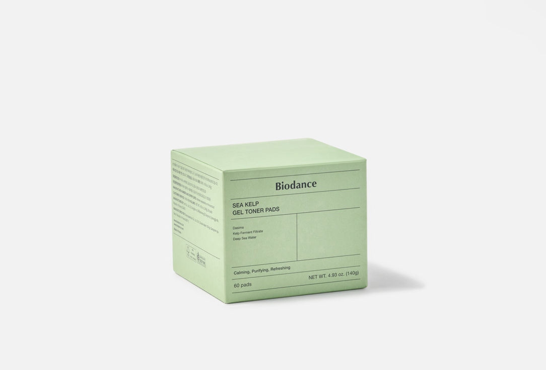 Biodance Soothing Face Toner Pads Sea Kelp 60 pcs Biodance Soothing Face Toner Pads Sea Kelp