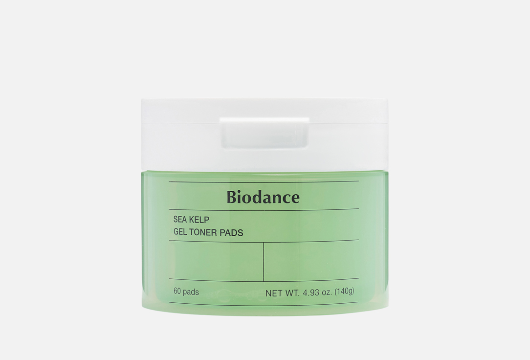 Biodance Soothing Face Toner Pads Sea Kelp 60 pcs Biodance Soothing Face Toner Pads Sea Kelp