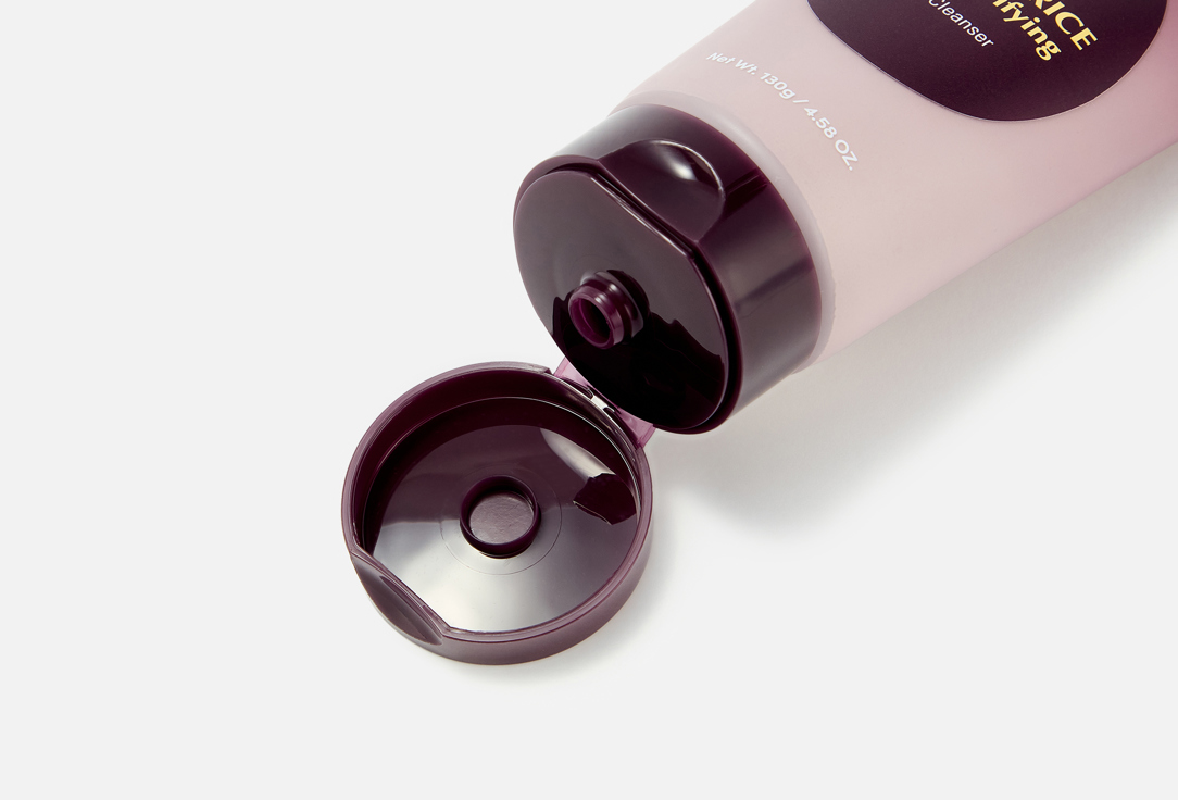 EQQUALBERRY Purifying clay mask and foam cleanser Purple Rice Pore Purifying