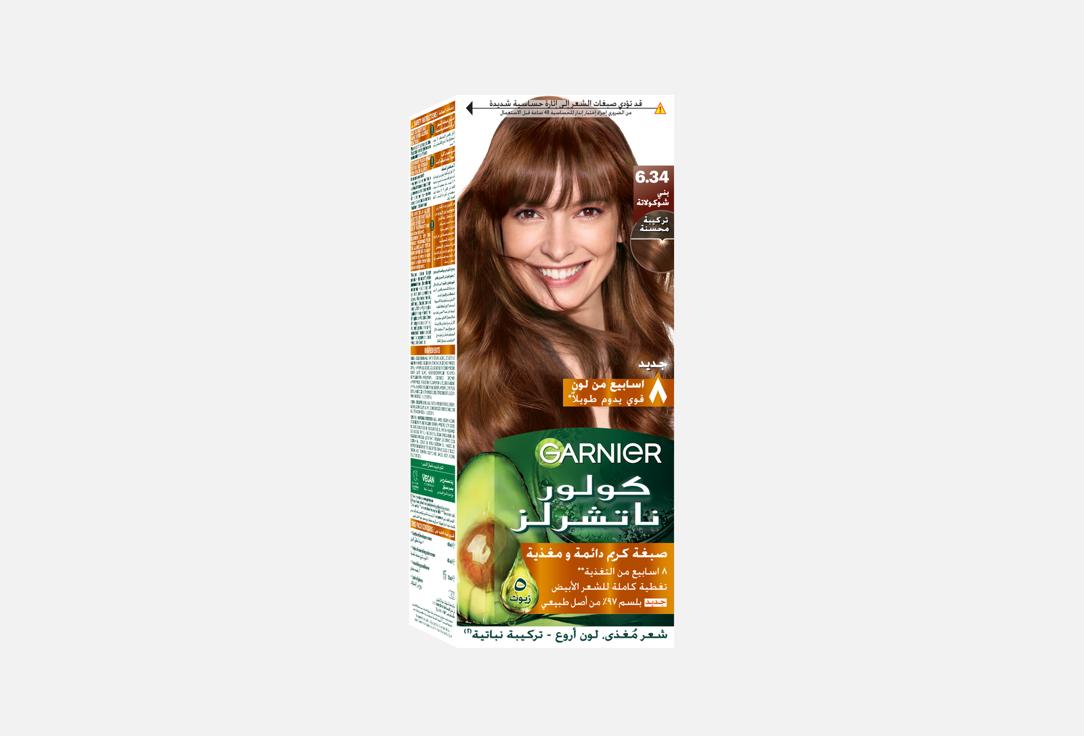 Garnier Краска для волос COLOR NATURALS 6.34, Chocolate 1 шт Garnier Краска для волос COLOR NATURALS