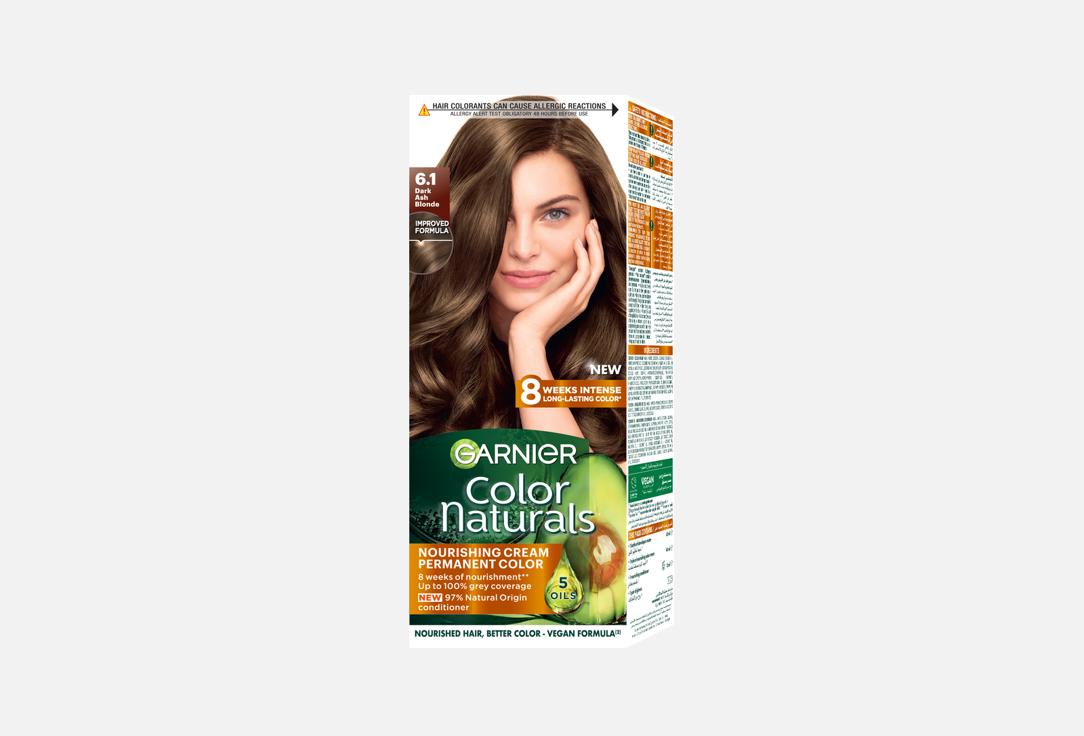 Garnier Hair Color COLOR NATURALS 6.1, Dark Ash Blonde 1 pcs Garnier Hair Color COLOR NATURALS
