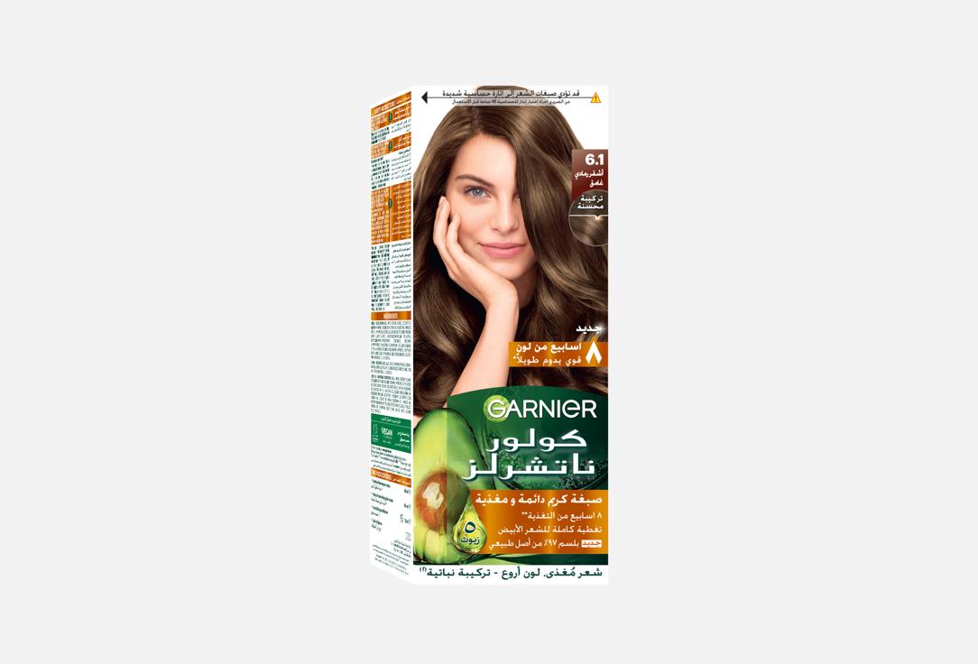 Garnier Hair Color COLOR NATURALS 6.1, Dark Ash Blonde 1 pcs Garnier Hair Color COLOR NATURALS