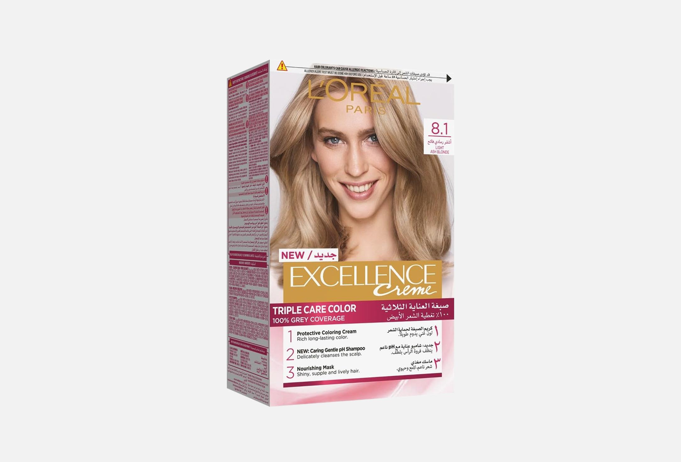 EXCELLENCE  1 8.1, Light Ash Blonde