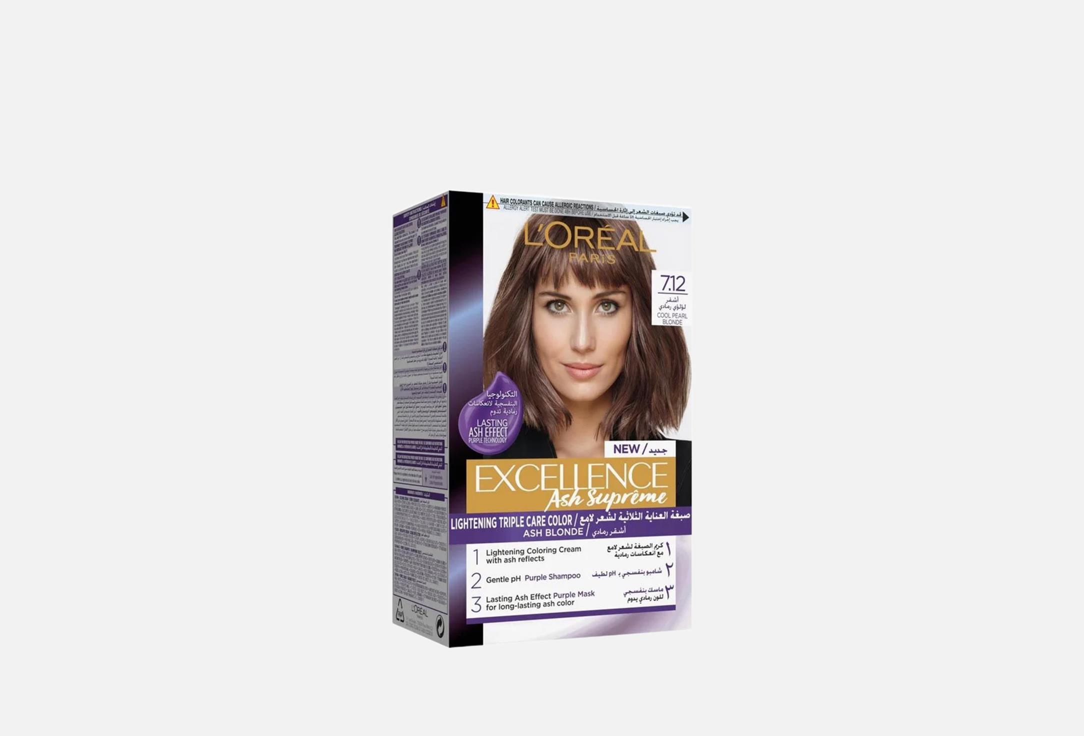 Excellence Ash Supreme  1 7.12, Cool Pearl Blonde