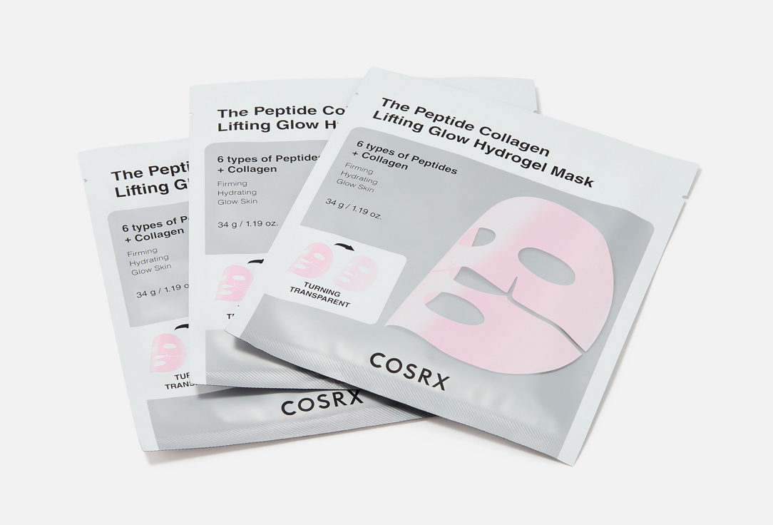 Cosrx LIFTING HYDROGEL FACE MASK The Peptide Collagen Lifting Glow