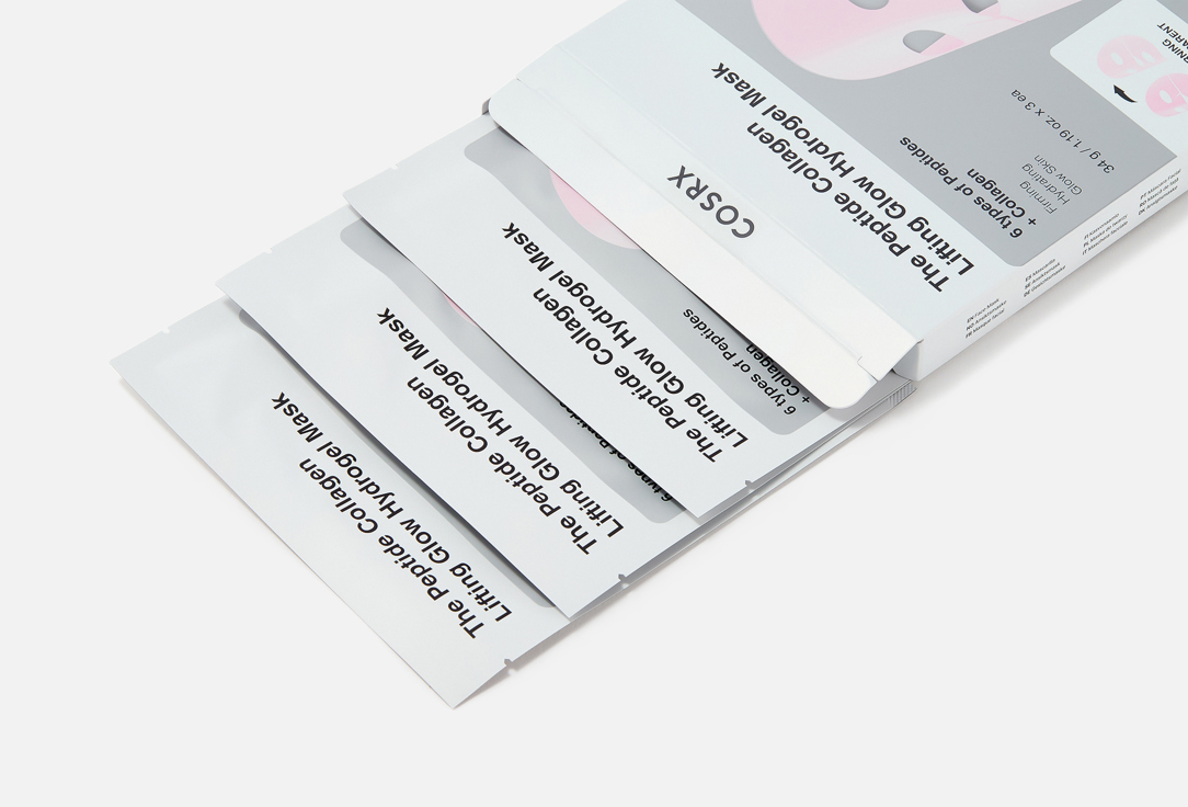 Cosrx LIFTING HYDROGEL FACE MASK The Peptide Collagen Lifting Glow