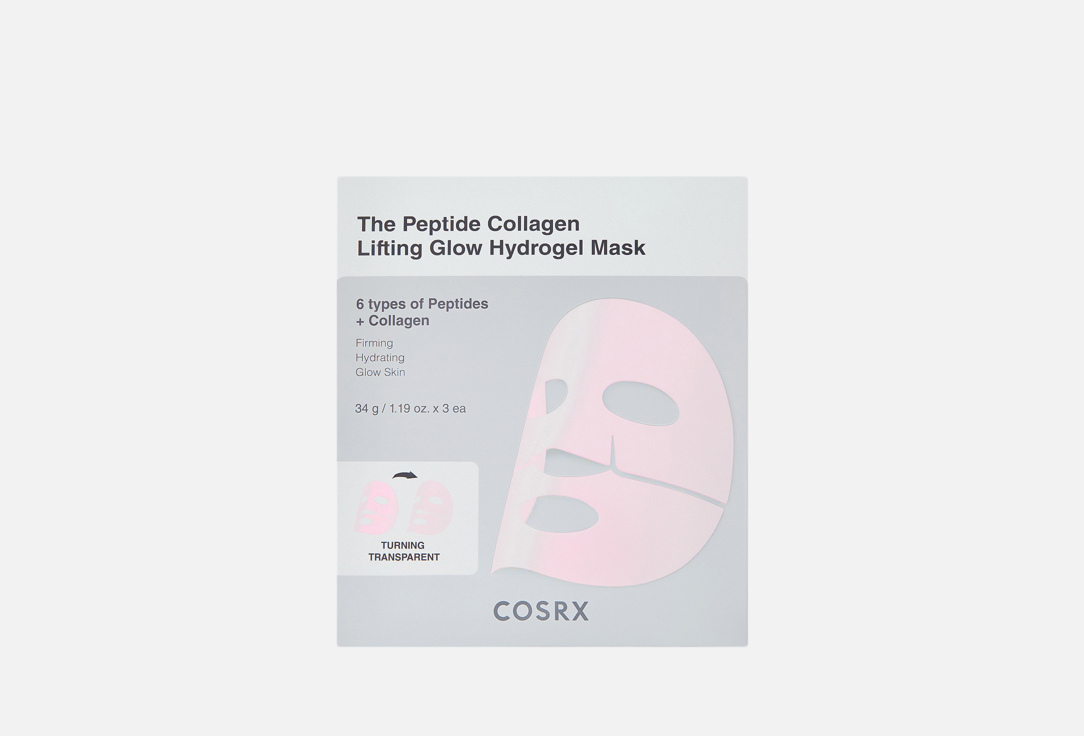 Cosrx LIFTING HYDROGEL FACE MASK The Peptide Collagen Lifting Glow