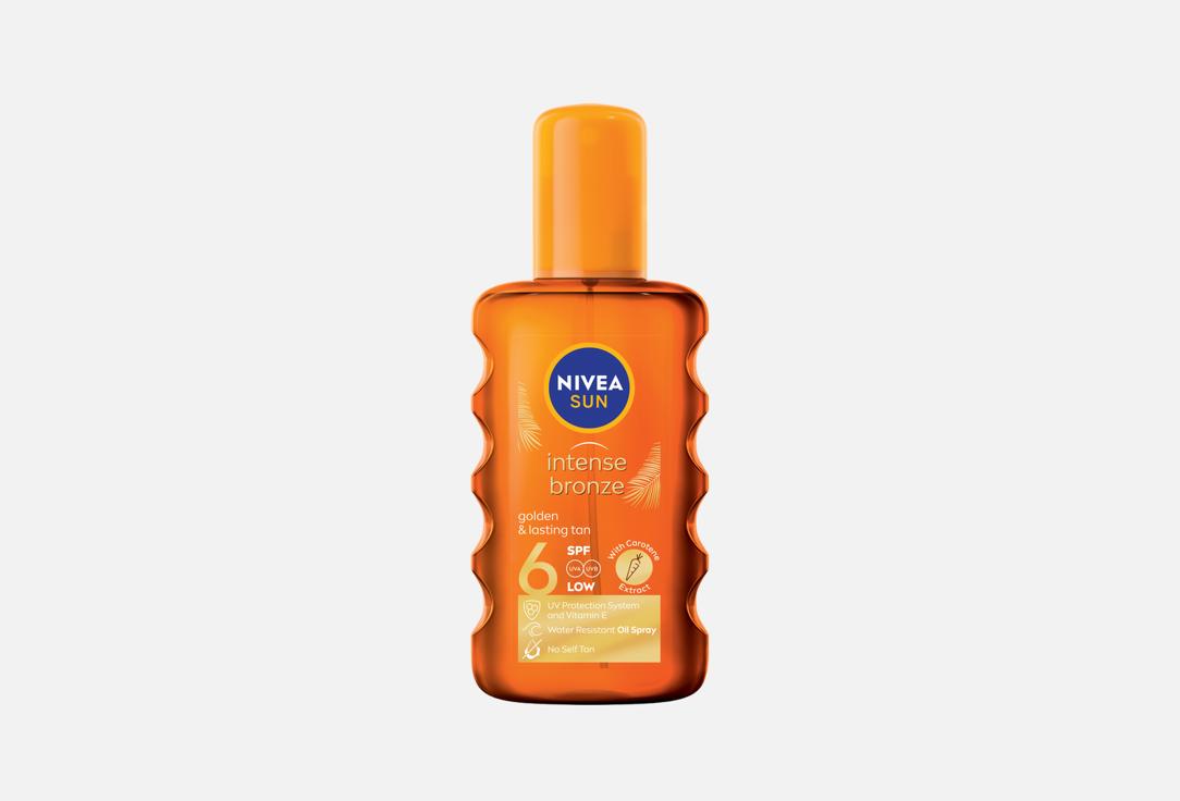 NIVEA Low-protection tanning oil spray for body SPF 6 Sun spray oil intense bronze